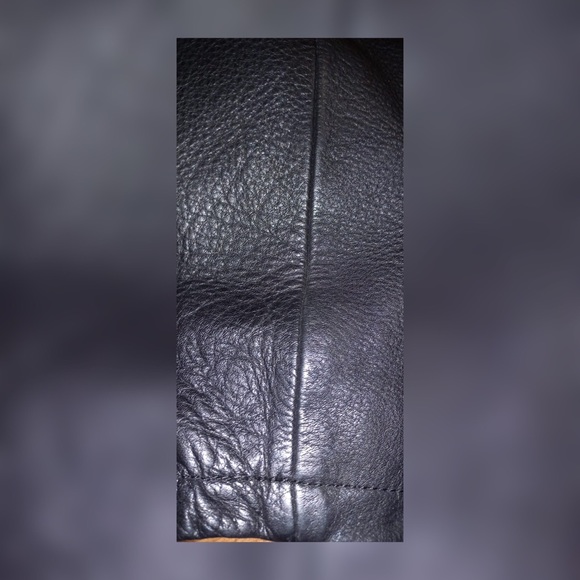 Black Genuine Leather Jacket by Danier! Size XXL - Picture 8 of 9